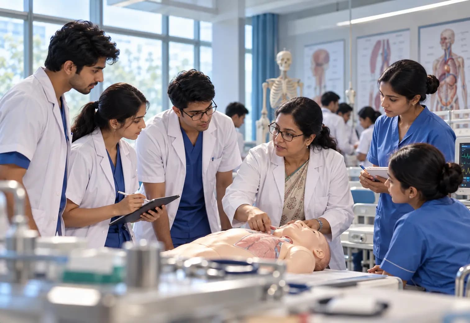 Healthcare education at HP Ghosh Memorial Foundation