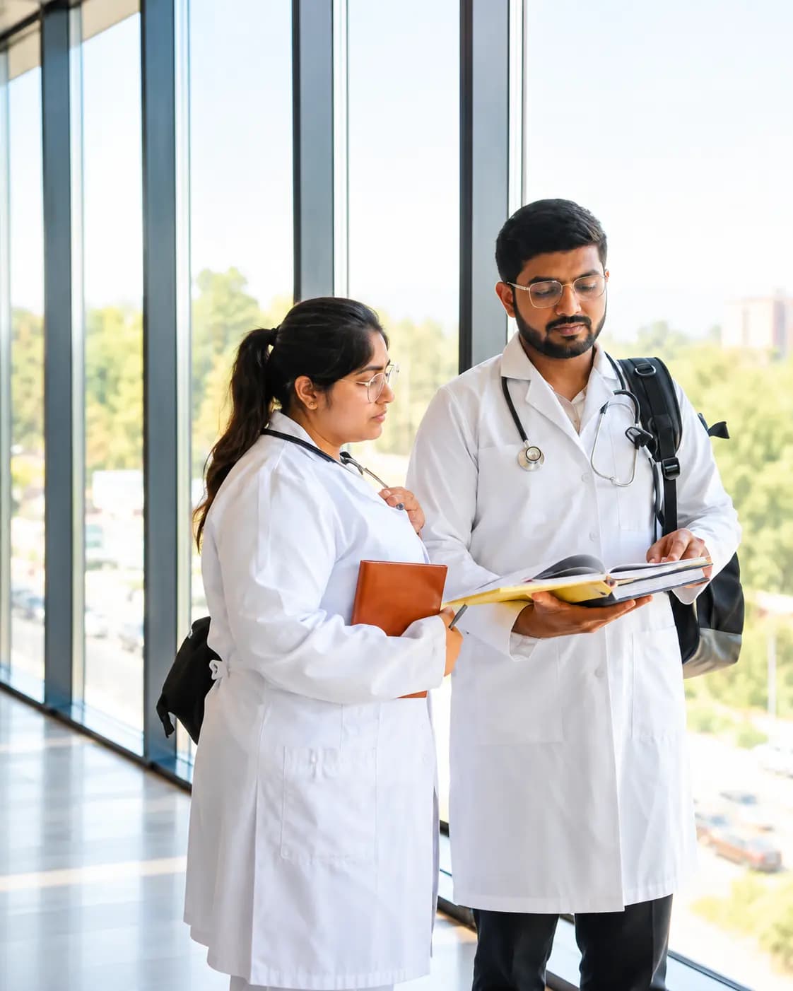 Healthcare professionals collaborating